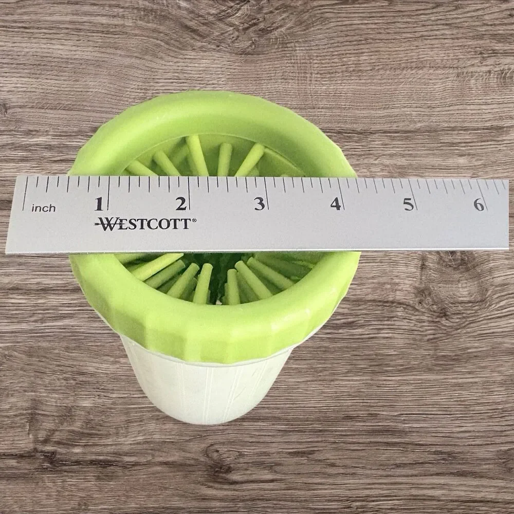 Dog Paw Cleaner Washer Pet Foot Wash Cup for Small Dogs Portable Paw Cup GREEN